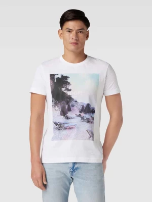 T-shirt z nadrukiem z motywem model ‘Dario’ JOOP! JEANS