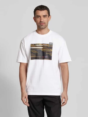 T-shirt z nadrukiem z motywem model ‘Daveley’ HUGO