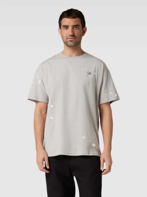 T-shirt z nadrukiem z motywem model ‘Gaetano’ ELIAS RUMELIS