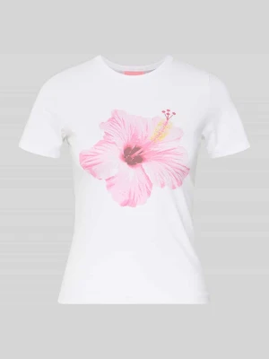 T-shirt z nadrukiem z motywem model 'GIGI' JJXX