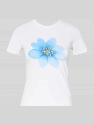 T-shirt z nadrukiem z motywem model 'GIGI' JJXX