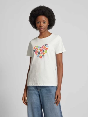 T-shirt z nadrukiem z motywem model ‘Ossi’ Ichi