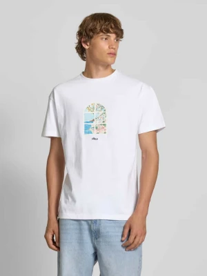 T-shirt z nadrukiem z motywem model ‘PAESAGGIO’ BLKVIS