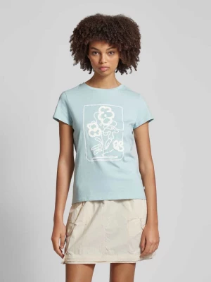 T-shirt z nadrukiem z motywem model ‘Paint’ QS