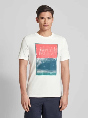 T-shirt z nadrukiem z motywem model ‘Photoprint Box’ s.Oliver RED LABEL