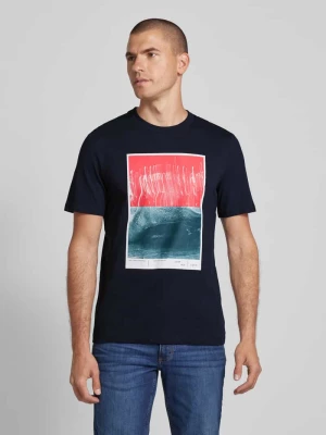 T-shirt z nadrukiem z motywem model ‘Photoprint Box’ s.Oliver RED LABEL