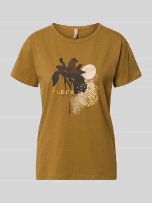 t-shirt z nadrukiem z motywem model 'RINA' Soyaconcept