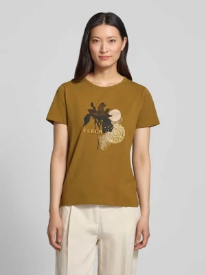 t-shirt z nadrukiem z motywem model 'RINA' Soyaconcept