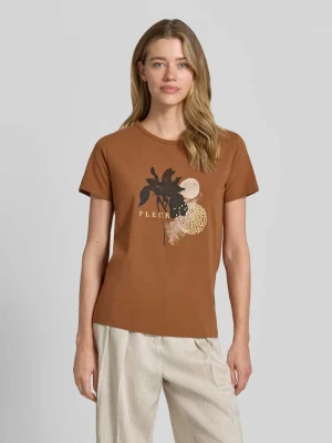 t-shirt z nadrukiem z motywem model 'RINA' Soyaconcept