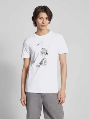 T-shirt z nadrukiem z motywem model ‘Seagull Sneaker’ mister tee