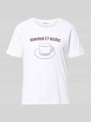 t-shirt z nadrukiem z motywem model 'SOBBE' b.Young