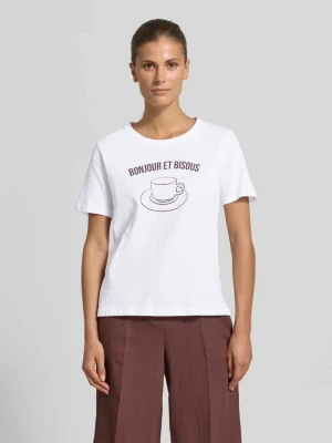 t-shirt z nadrukiem z motywem model 'SOBBE' b.Young