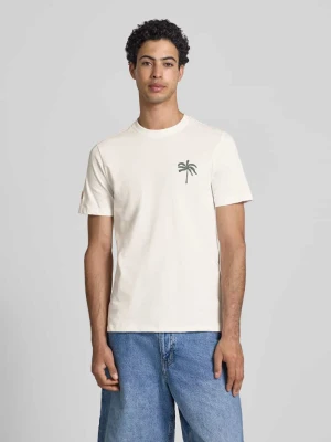 t-shirt z nadrukiem z motywem model 'SUN PALMS' Blend