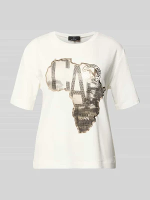 T-shirt z nadrukiem z motywem monari