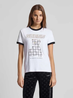 T-shirt z nadrukiem z motywem z logo Guess Activewear