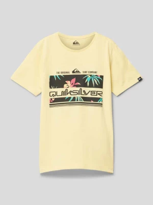 T-shirt z nadrukiem z motywem z logo model ‘TROPICAL RAINBOW’ Quiksilver