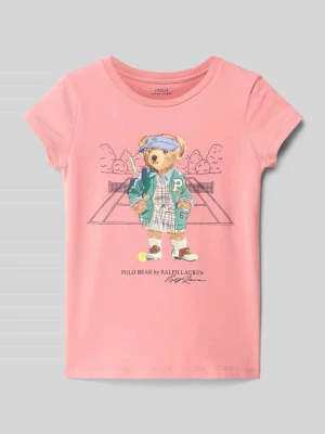 T-shirt z nadrukiem z motywem z logo Polo Ralph Lauren Kids
