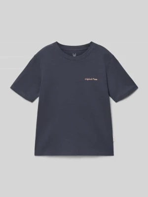 t-shirt z nadrukiem z motywem z tyłu model 'MONTAUK' jack & jones