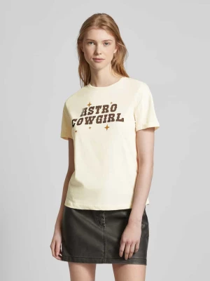 T-shirt z nadrukiem z napisem model ‘BRANDY’ Noisy May