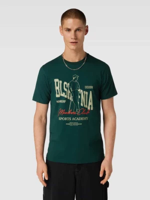 T-shirt z nadrukiem z napisem model ‘Golf’ BLS HAFNIA