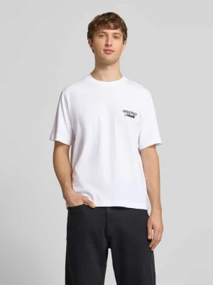 t-shirt z nadrukiem z napisem model 'NORREBRO' jack & jones