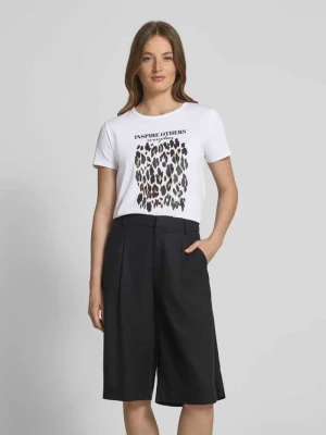 T-shirt z nadrukiem z napisem model ‘RINA’ Soyaconcept