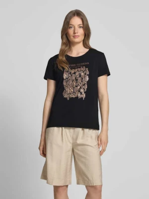 T-shirt z nadrukiem z napisem model ‘RINA’ Soyaconcept