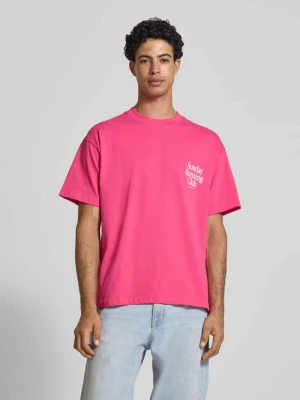 t-shirt z nadrukiem z napisem model 'Sunday Running Club' ANOTHER COTTON LAB