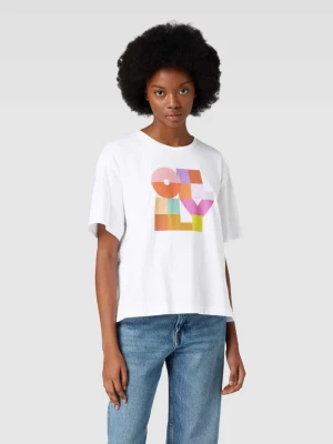 T-shirt z nadrukiem z napisem model ‘TOMLIN’ Oilily
