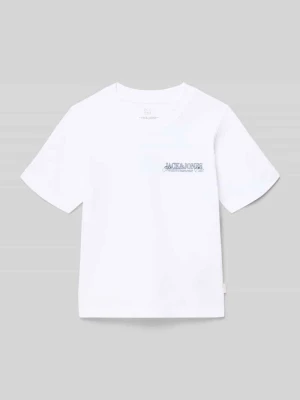 T-shirt z nadrukiem z przesłaniem model 'CASSIS' jack & jones