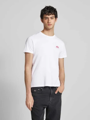 T-shirt z nadrukiem z tyłu alpha industries