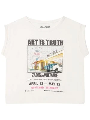 T-shirt z nadrukiem Zadig & Voltaire