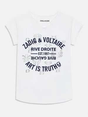 T-shirt z nadrukiem Zadig & Voltaire