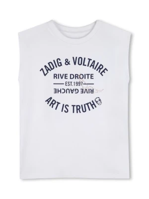 T-shirt z nadrukiem Zadig&Voltaire biały