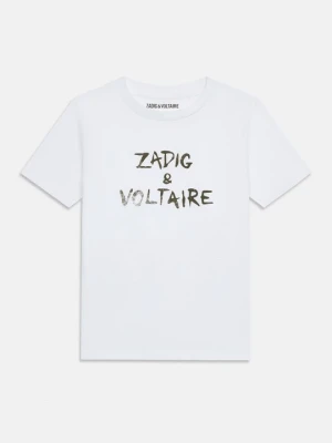 T-shirt z nadrukiem Zadig&Voltaire biały