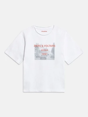 T-shirt z nadrukiem Zadig&Voltaire biały