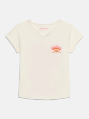T-shirt z nadrukiem Zadig&Voltaire biały