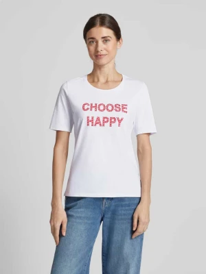 T-shirt z nadrukiem ze sloganem Betty Barclay