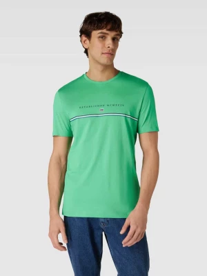T-shirt z nadrukiem ze sloganem Christian Berg Men