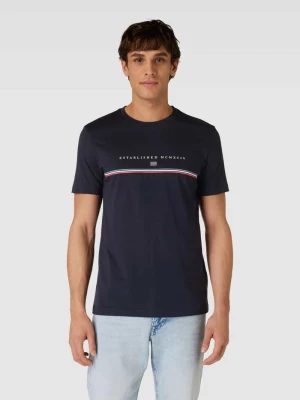 T-shirt z nadrukiem ze sloganem Christian Berg Men