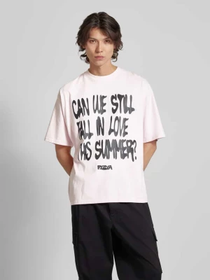 T-shirt z nadrukiem ze sloganem Pegador