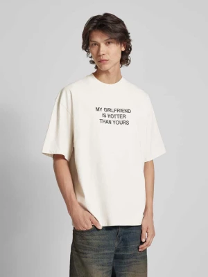 T-shirt z nadrukiem ze sloganem Pegador