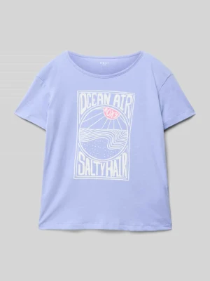 T-shirt z nadrukiem ze sloganem Roxy