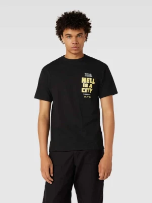 T-shirt z nadrukiem ze sloganem The Hundreds