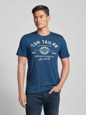 T-shirt z nadrukiem ze sloganem Tom Tailor