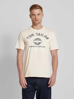 T-shirt z nadrukiem ze sloganem Tom Tailor