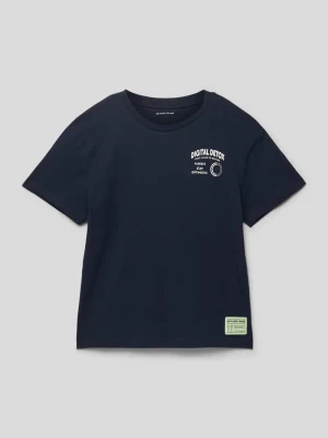 T-shirt z nadrukiem ze sloganem Tom Tailor