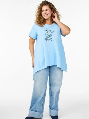 T-shirt z nadrukiem Zizzi