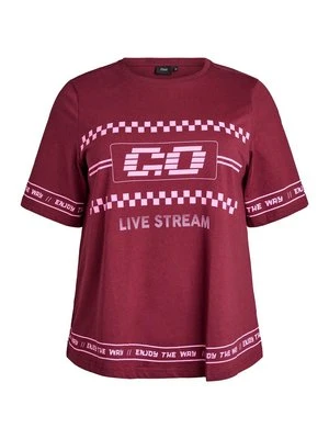 T-shirt z nadrukiem Zizzi