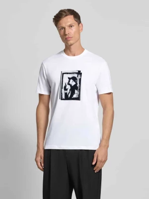 T-shirt z nadrukowanym motywem Armani Exchange